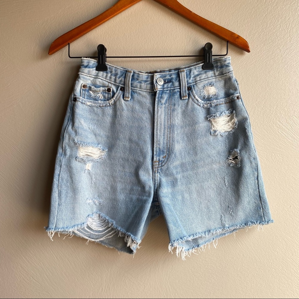 Abercrombie High Rise Girlfriend Shorts